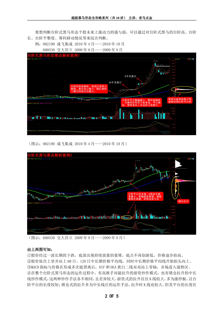 超级黑马形态全攻略系列(五)——台阶式黑马形态_第2页