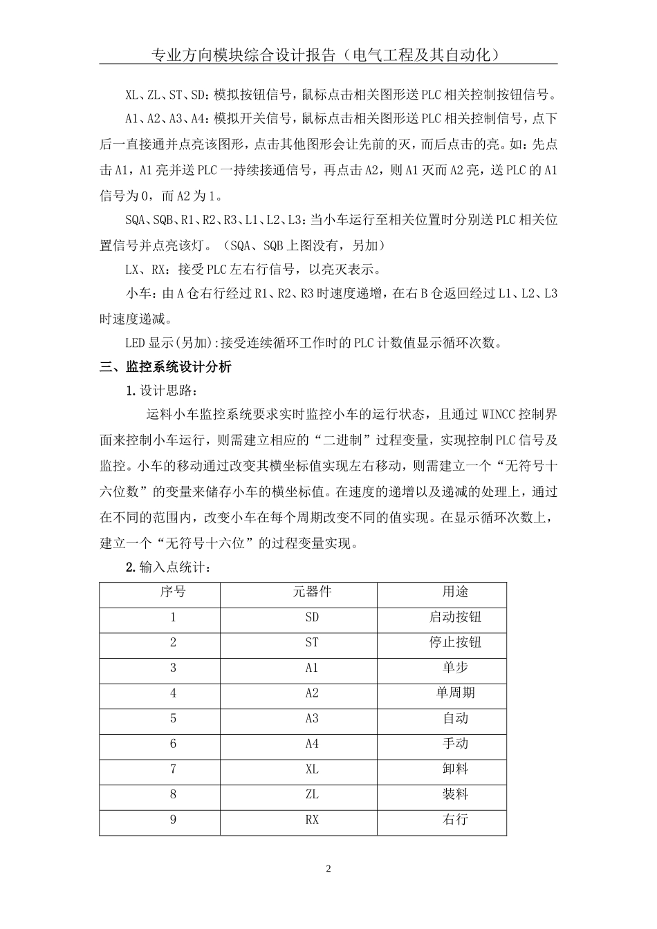 Wincc运料小车监控系统设计_第2页