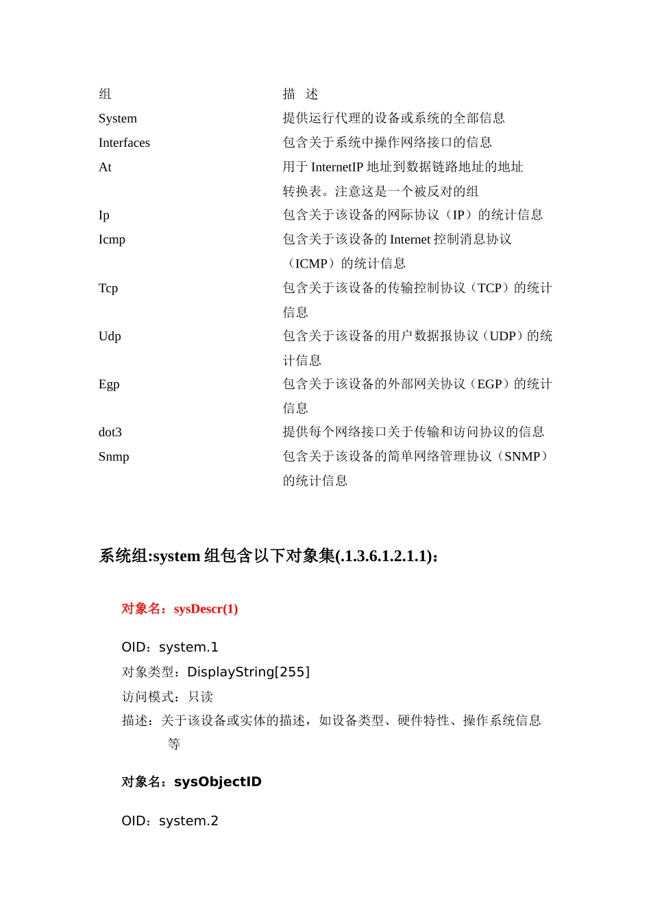 MIB2节点描述_第1页