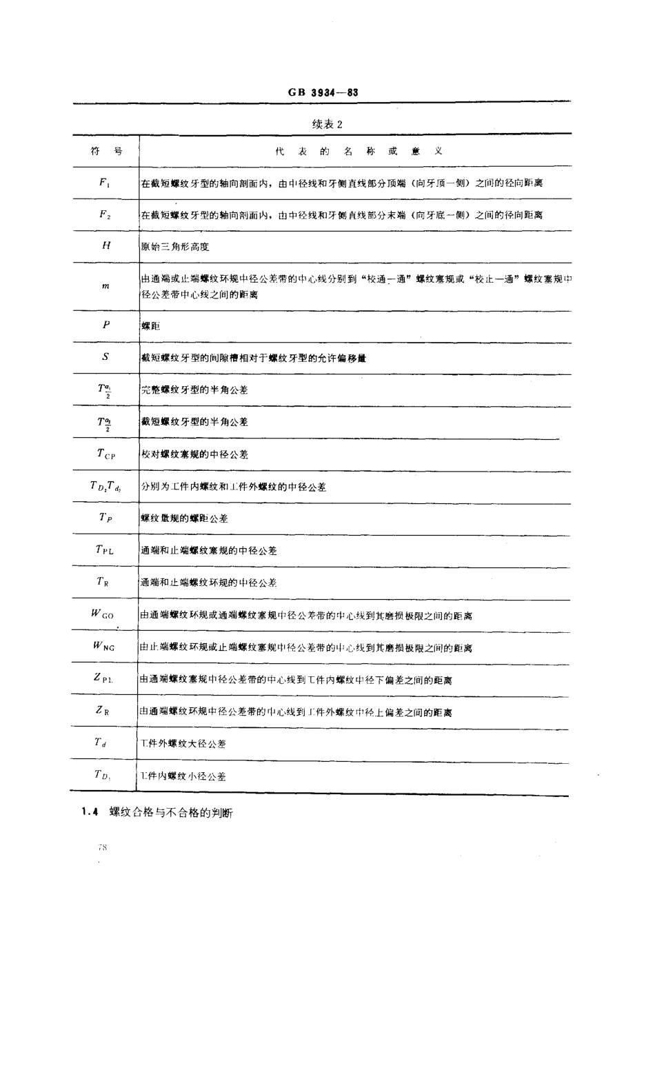 GB3934-83螺纹量规_第3页