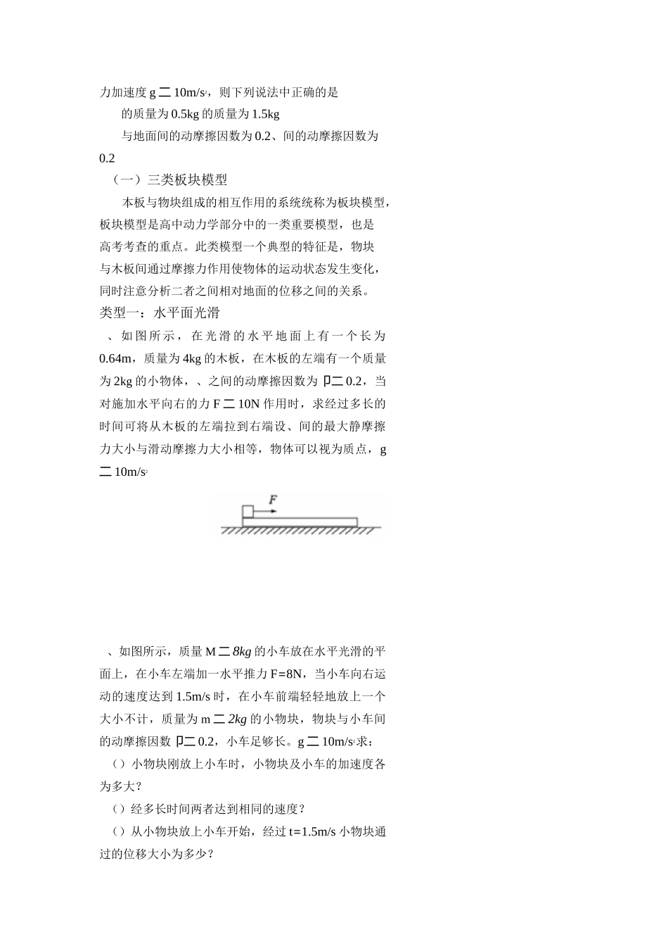 五、巧解弹簧、传送带、板块模型问题_第2页