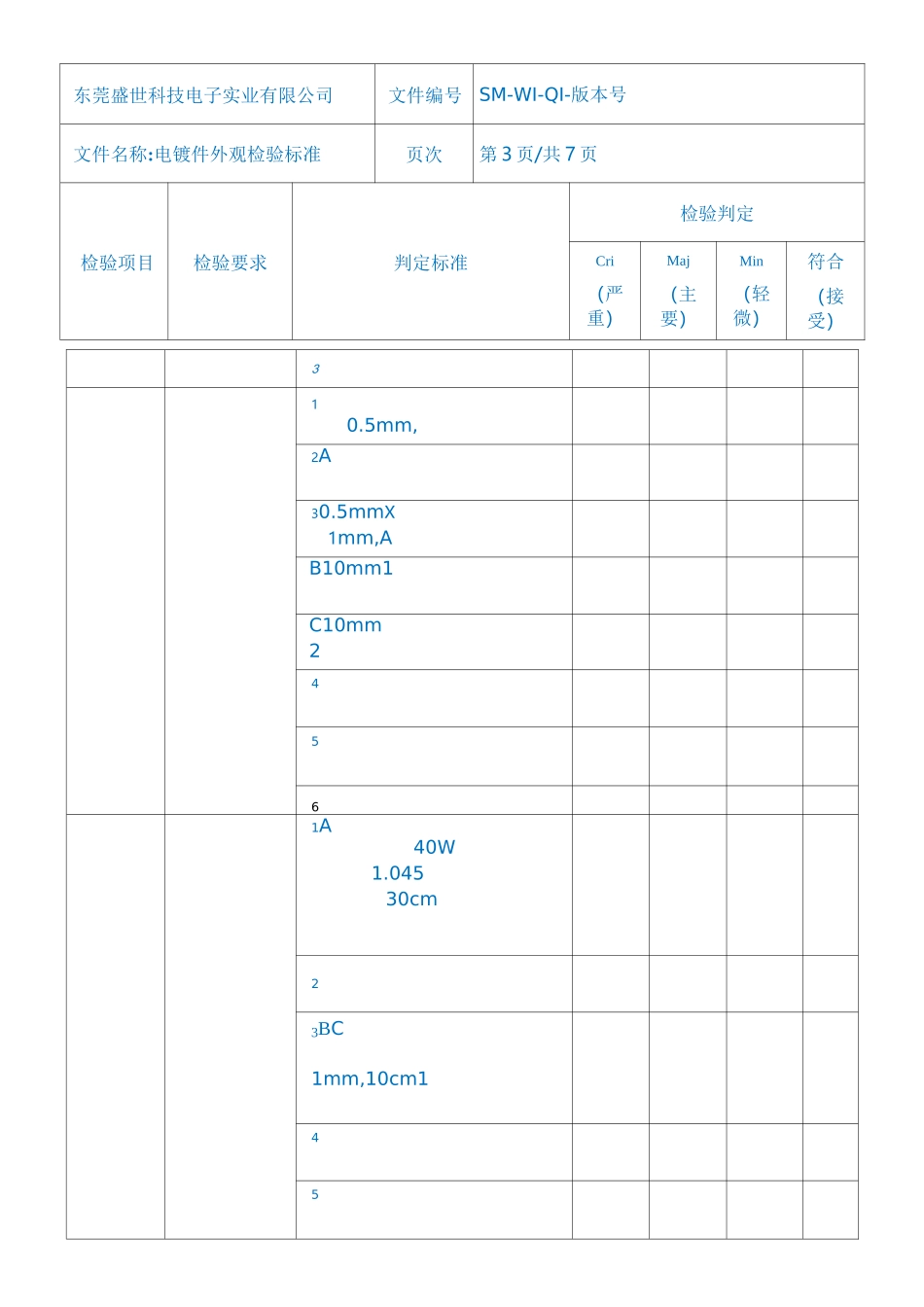 电镀件外观检验标准_第3页