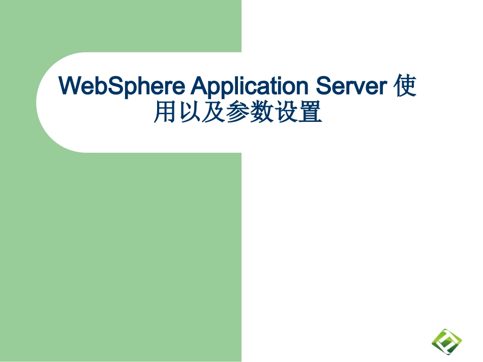 was使用及参数设置_第1页