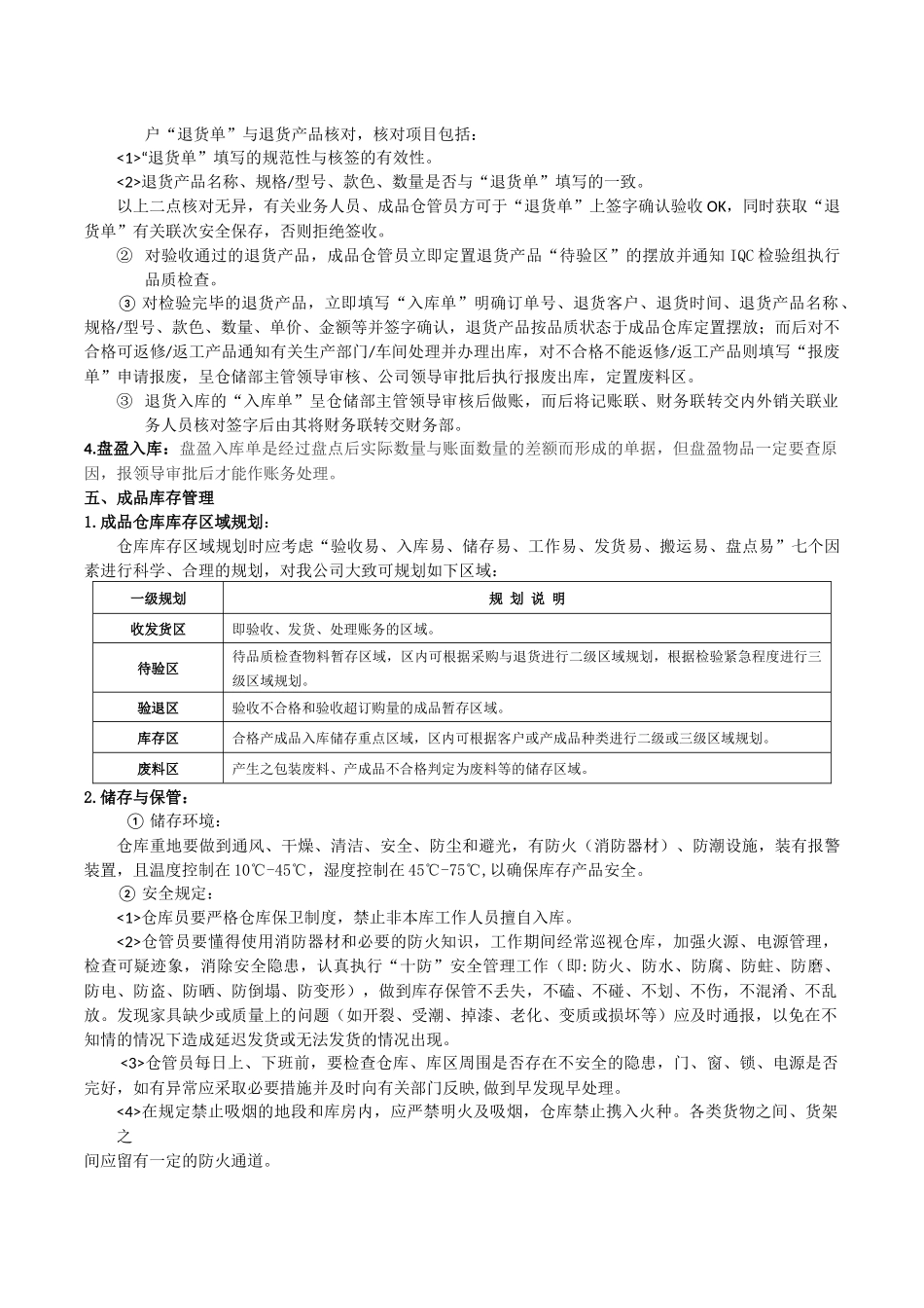 成品仓库管理规定_第2页