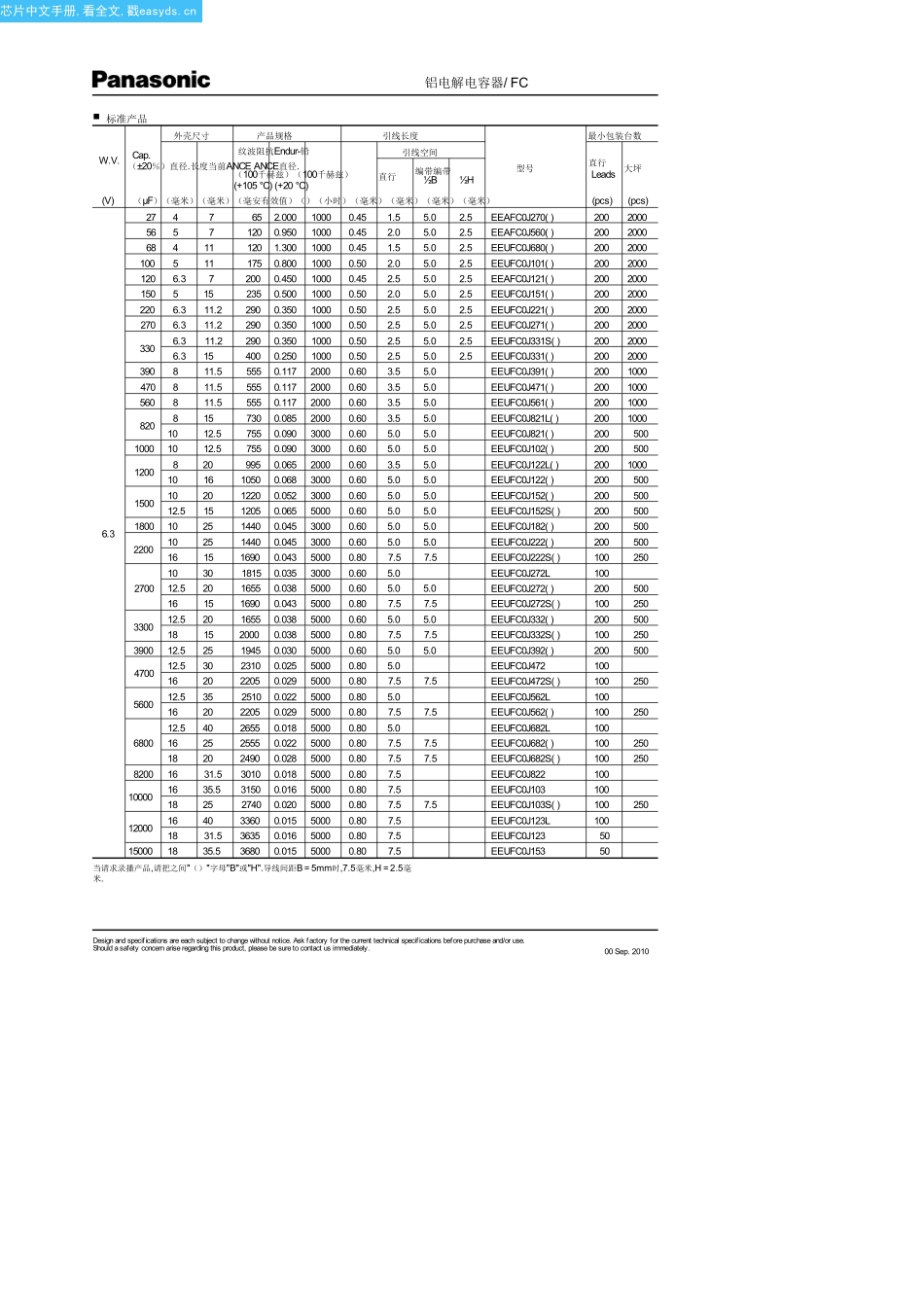 EEUFC1C272中文资料(panasonic)中文数据手册「EasyDatasheet - 矽搜」_第3页