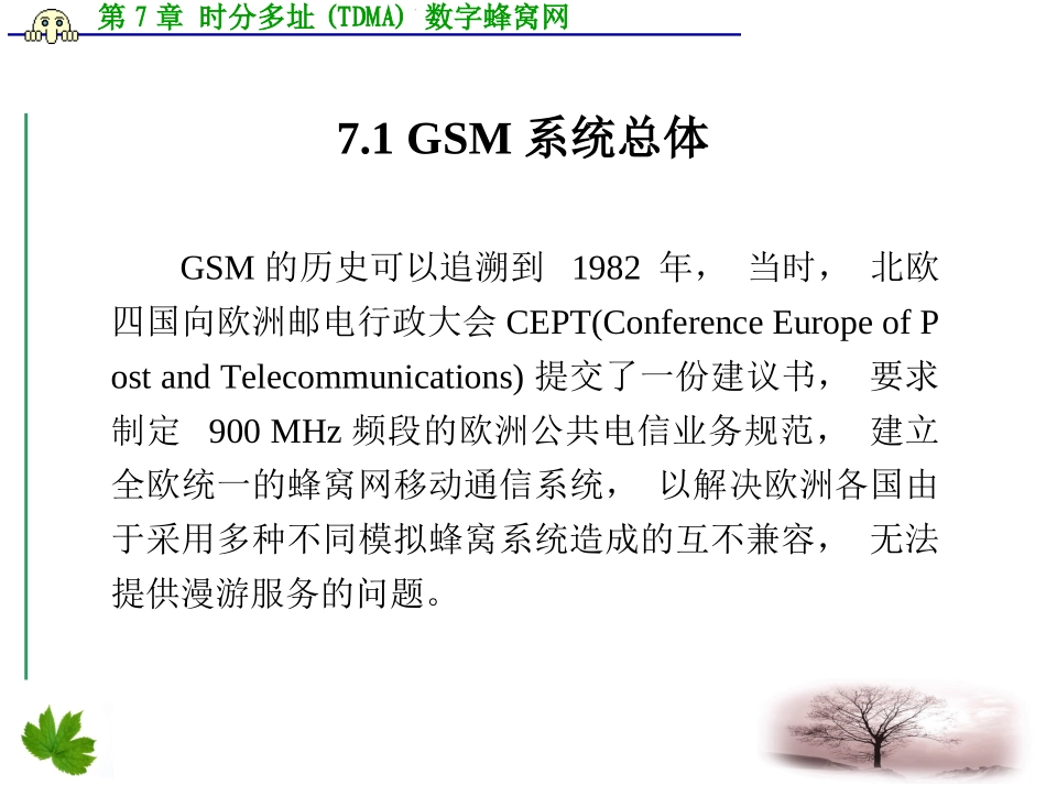 第7章 时分多址(TDMA)数字蜂窝网_第2页
