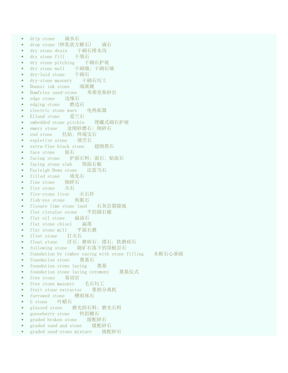 Stone English vocabulary_第3页