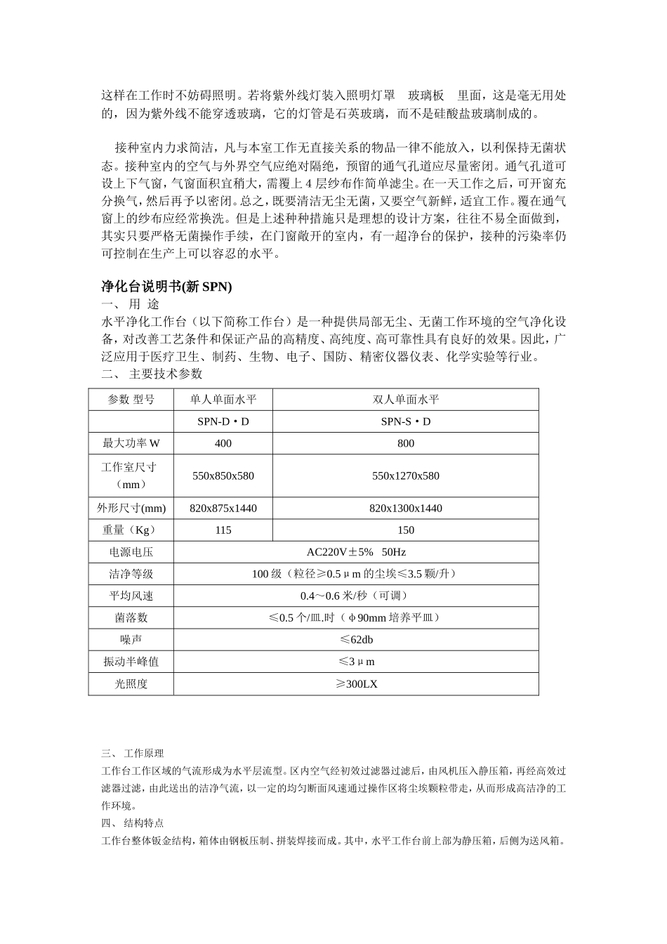 超净台工作原理及使用方法_第2页