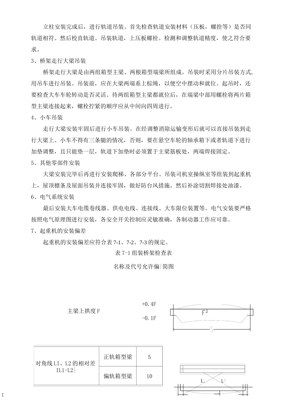 桥式起重机安装施工技术交底_第2页