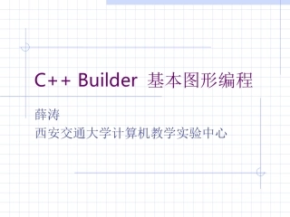C++ Builder 基本图形编程