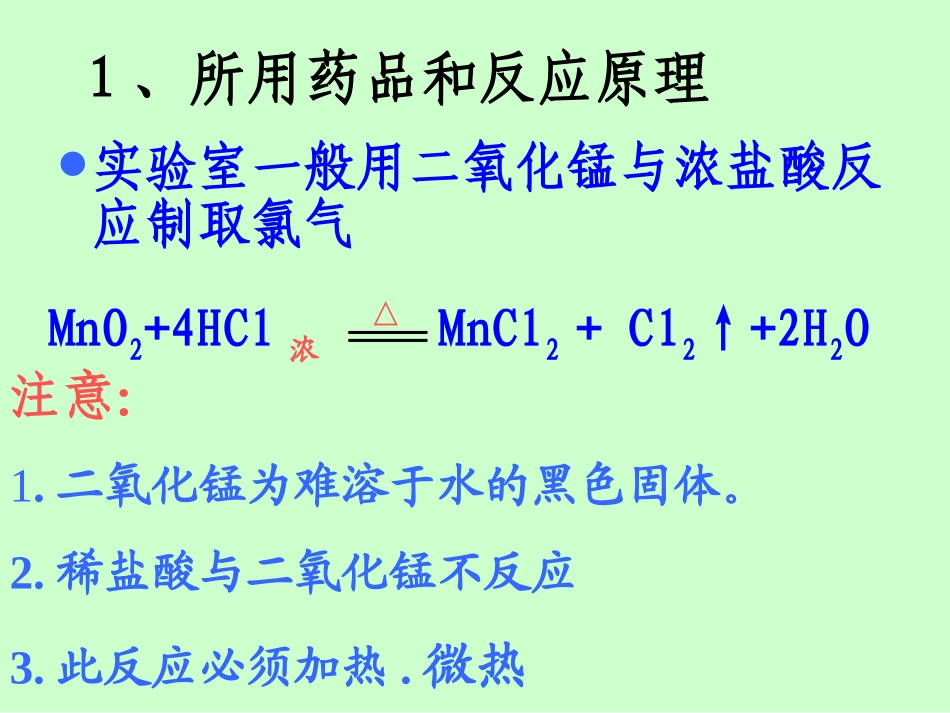Cl2的实验室制法_第2页