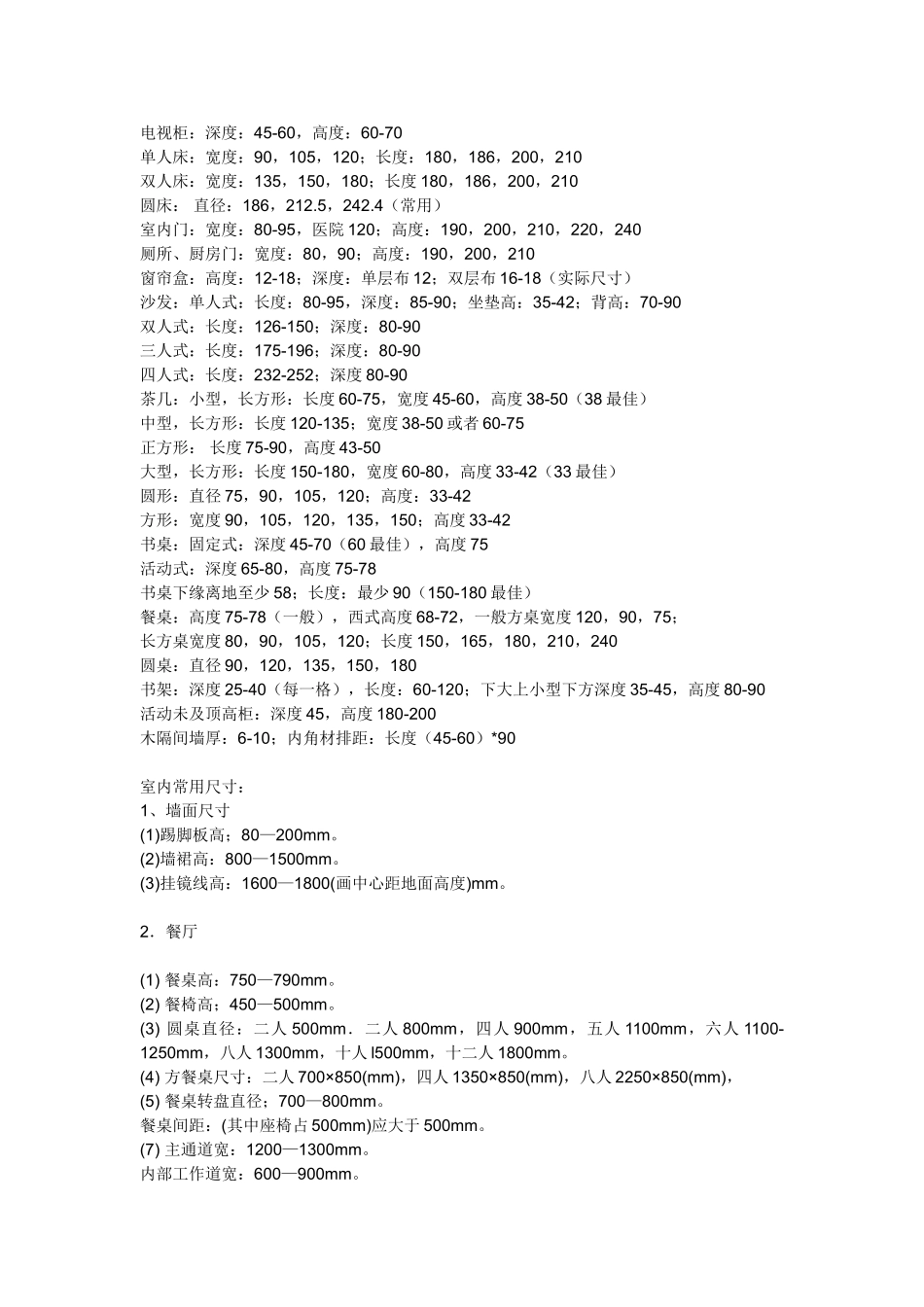 办公家具标准尺寸参考_第3页