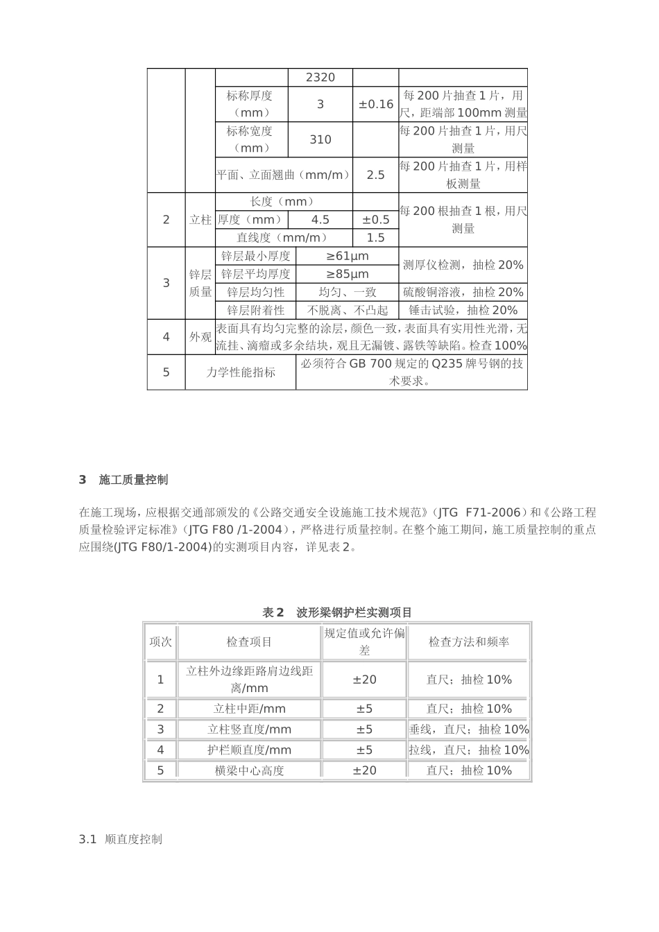 波形护栏施工组织设计_第2页