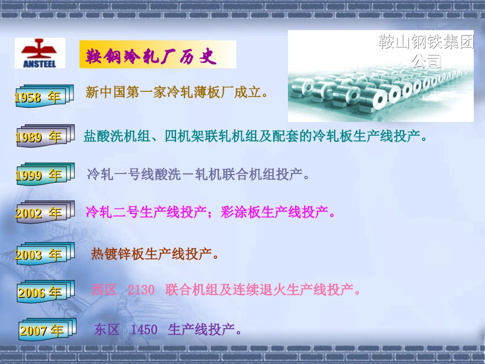 鞍钢冷轧厂2号线简介201105[1]_第1页