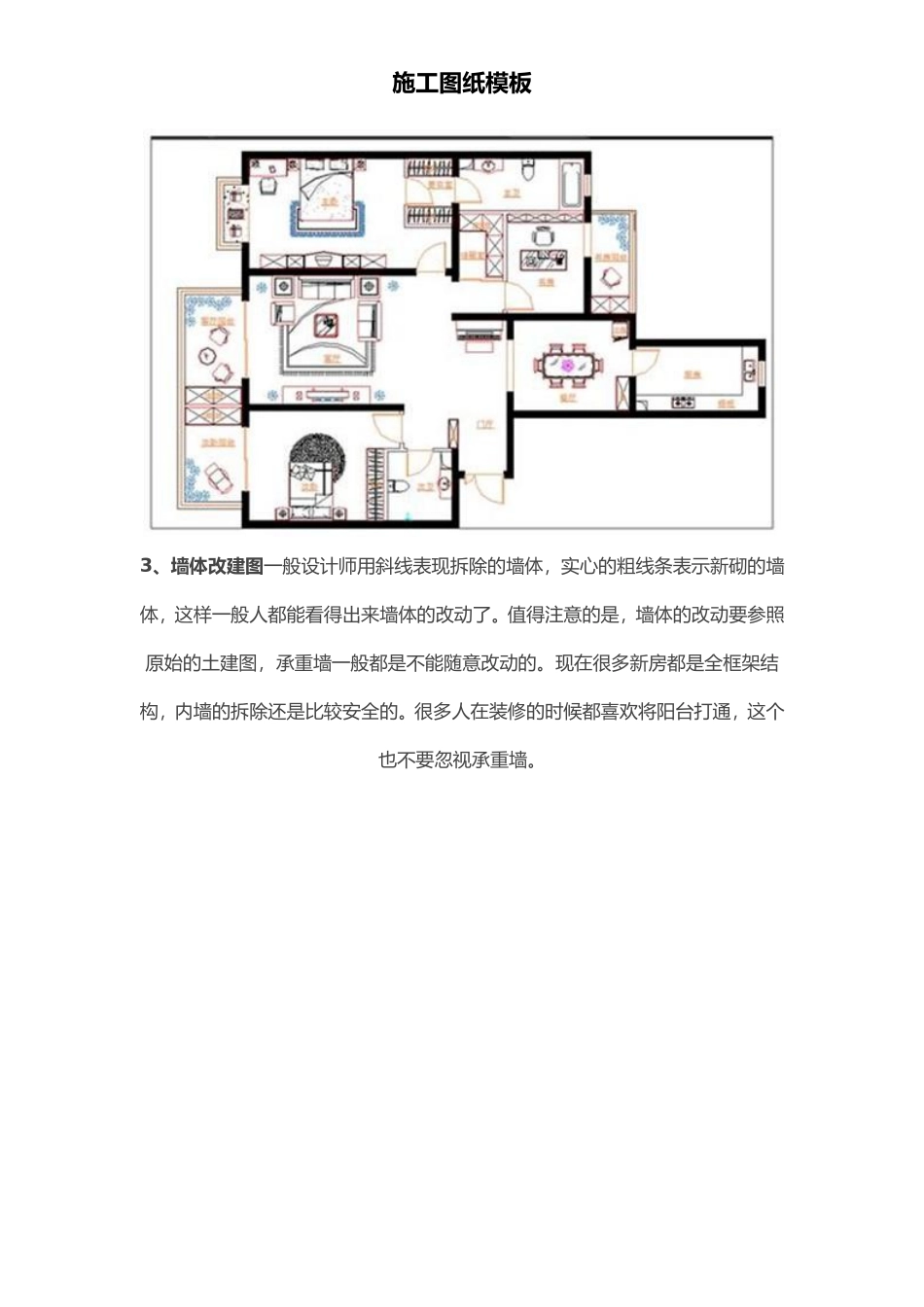 CAD施工图范本_第2页