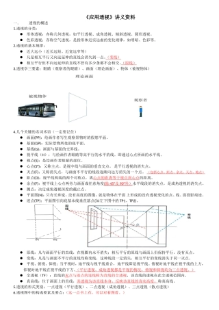 《应用透视》资料