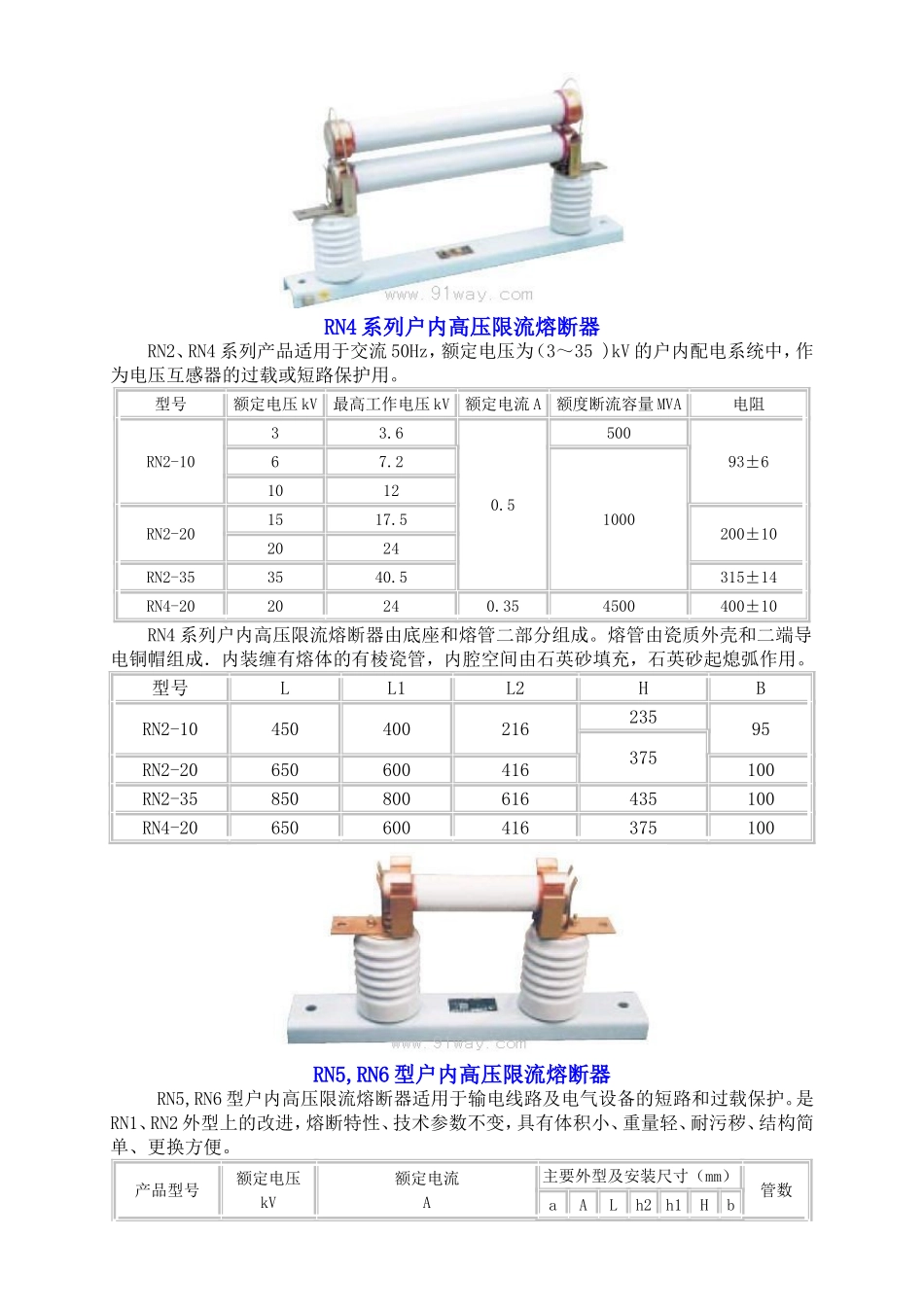 RN型高压熔断器_第3页