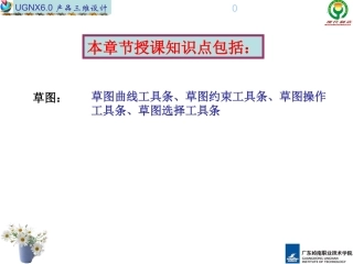 UG草图建模大全