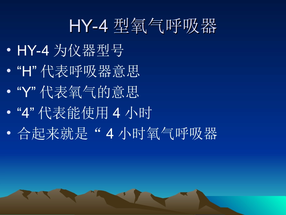 HYZ-4型氧气呼吸器_第2页