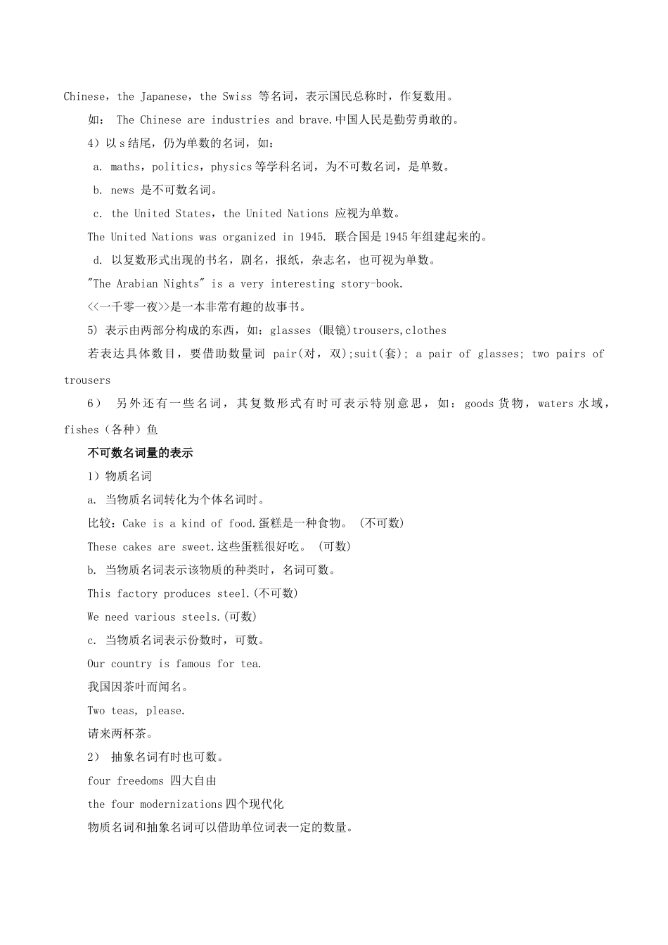 高考英语专项复习 高中英语语法总结大全素材 _第3页