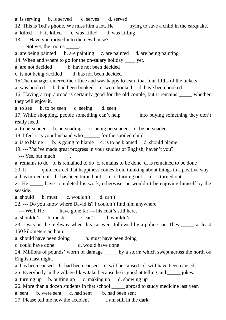 高考英语 第四模块Book Module 4复习学案 外研版必修5 _第3页