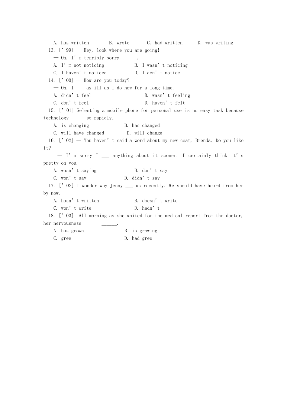 高中英语 Unit 2 What is happiness to you续同步练习 译林版选修6 _第2页