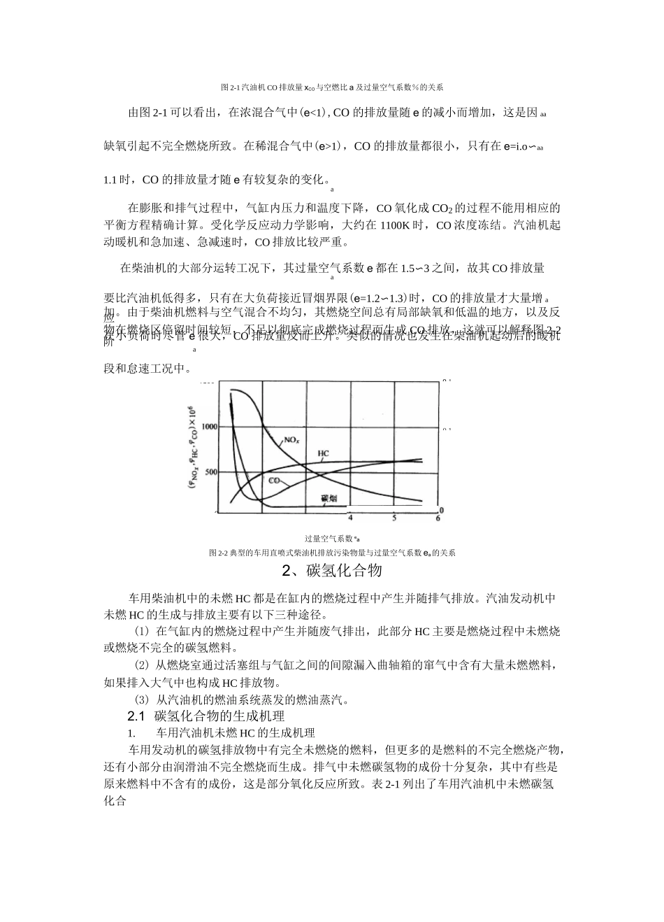(完整版)发动机排放污染物的生成机理_第2页