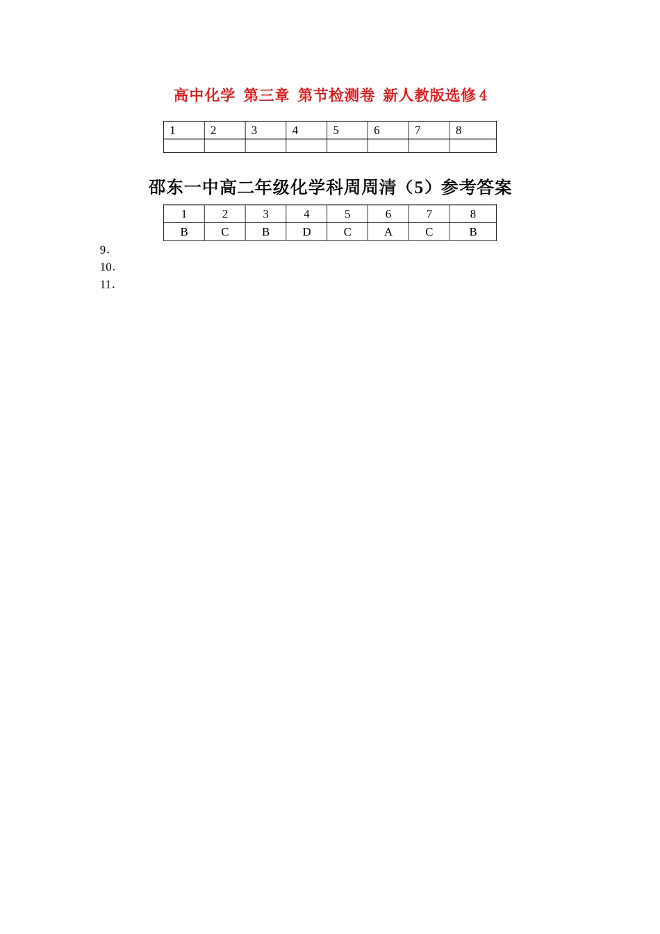 高中化学 第三章 第123节检测卷 新人教版选修4 _第1页