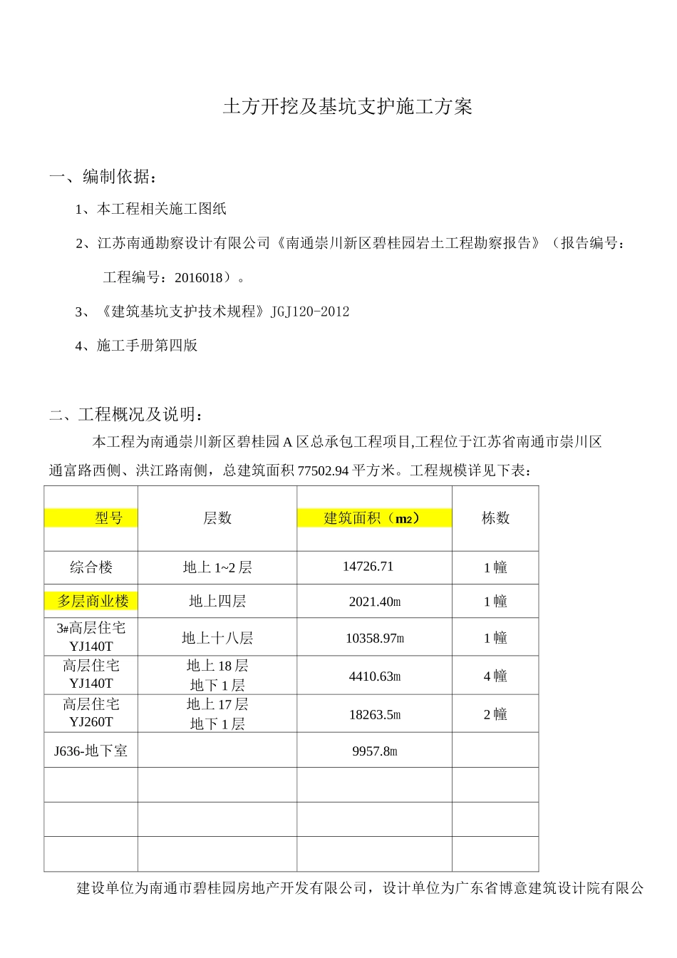土方开挖与支护施工方案_第2页