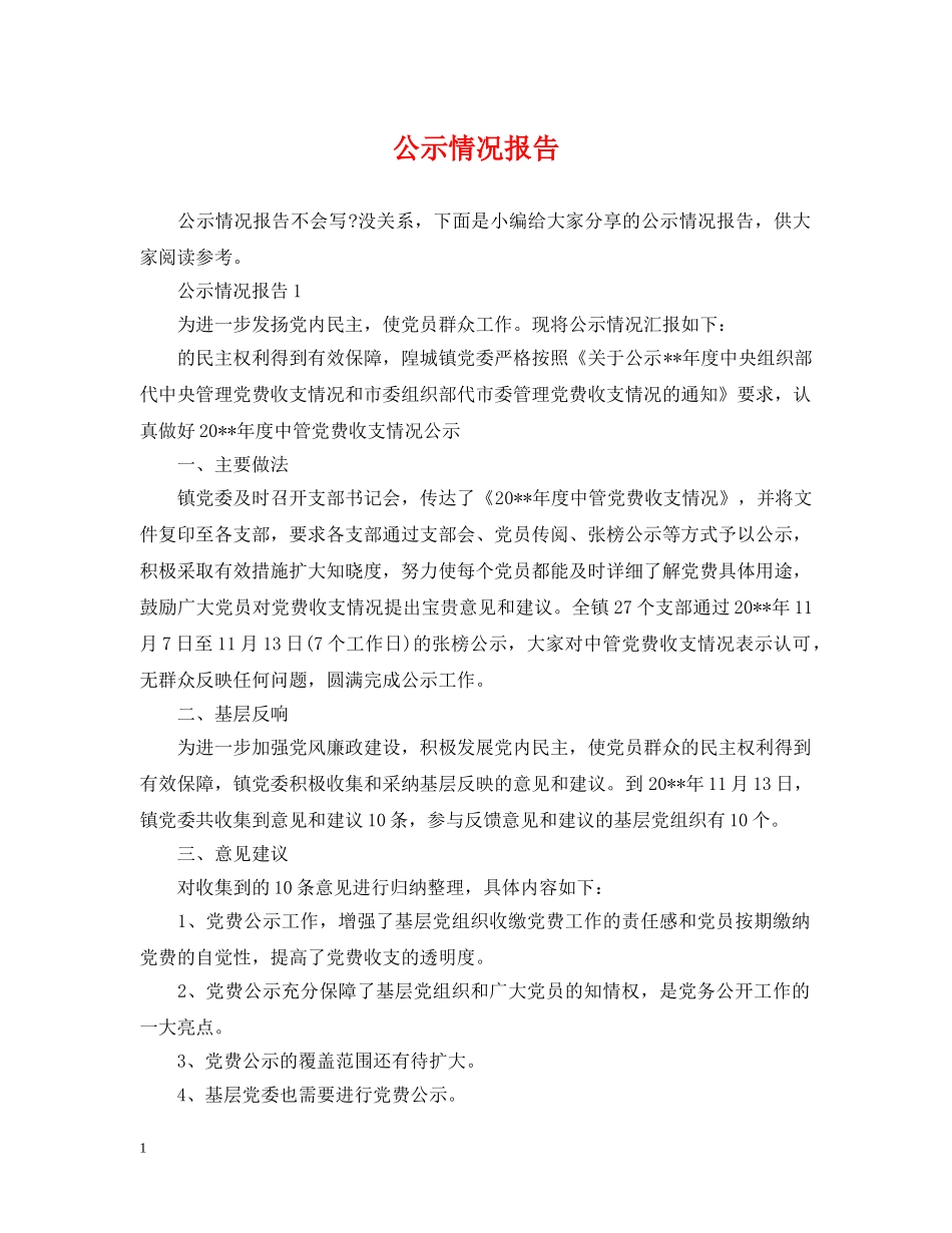 公示情况报告_第1页
