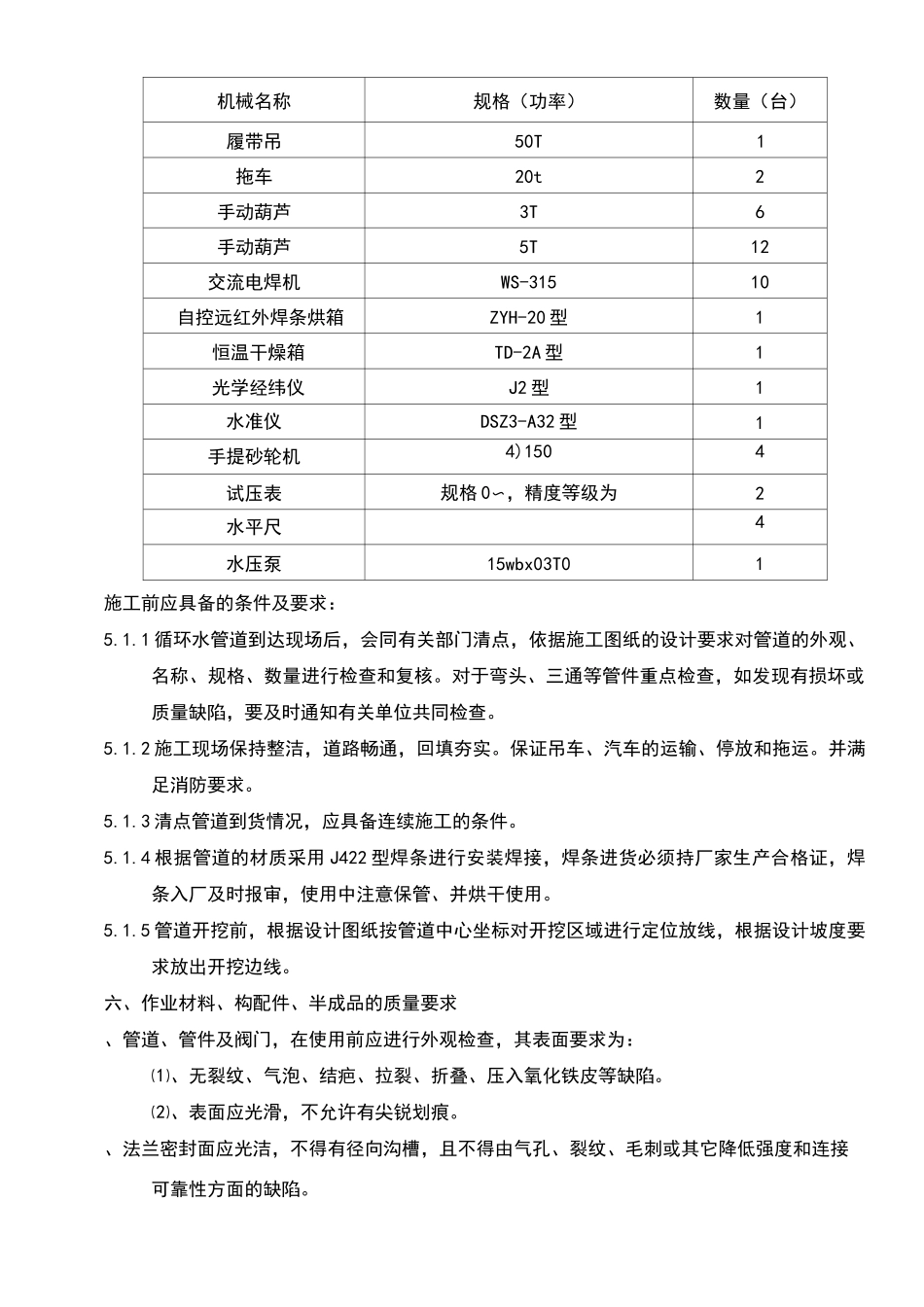 循环水管道安装方案_第3页