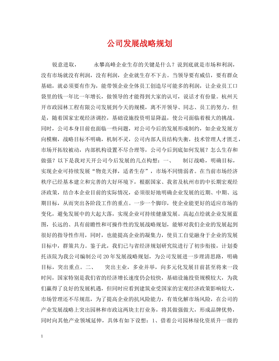 公司发展战略规划_第1页