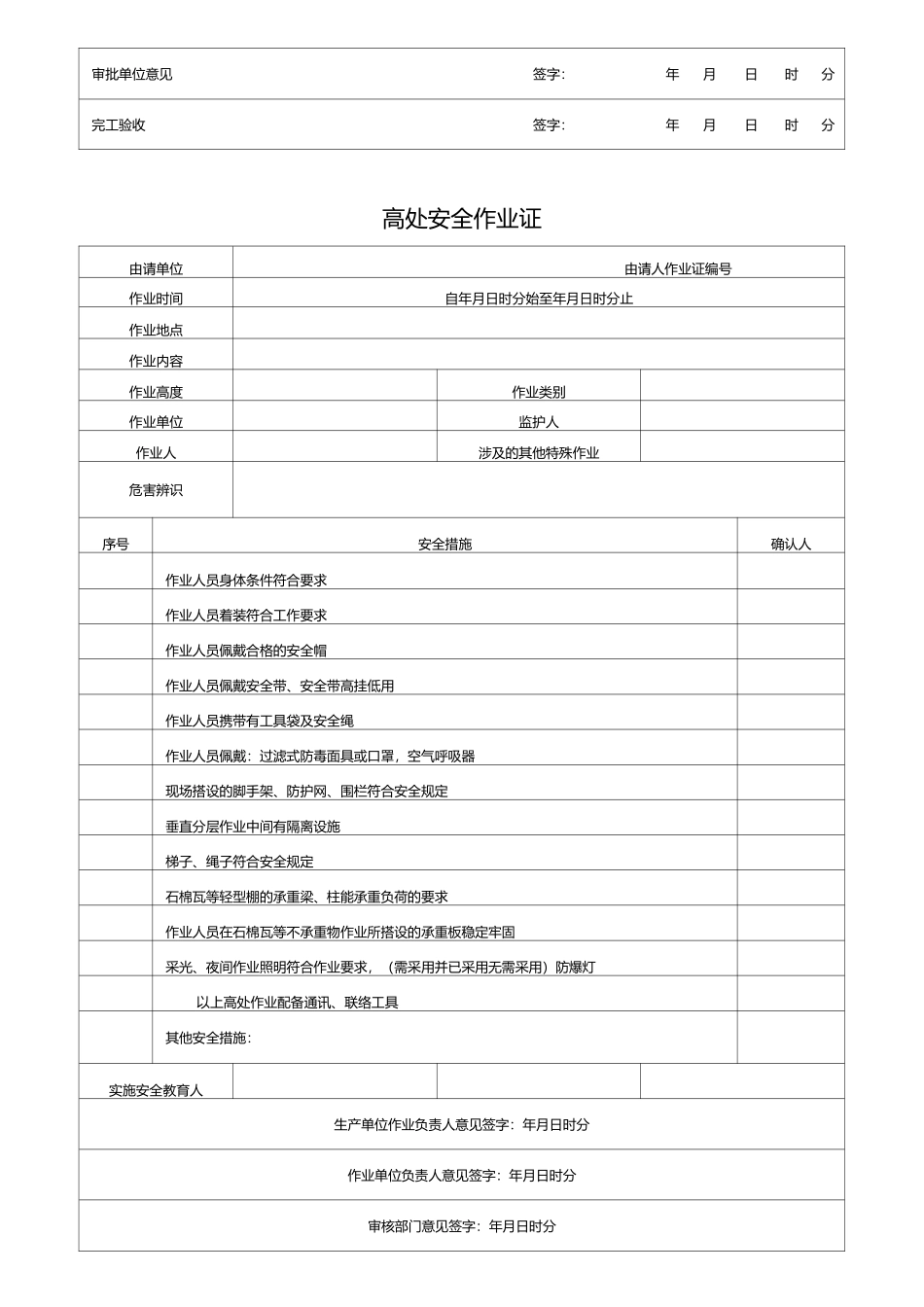 八大特殊作业票证_第3页