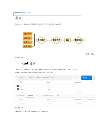 Postman使用和详解