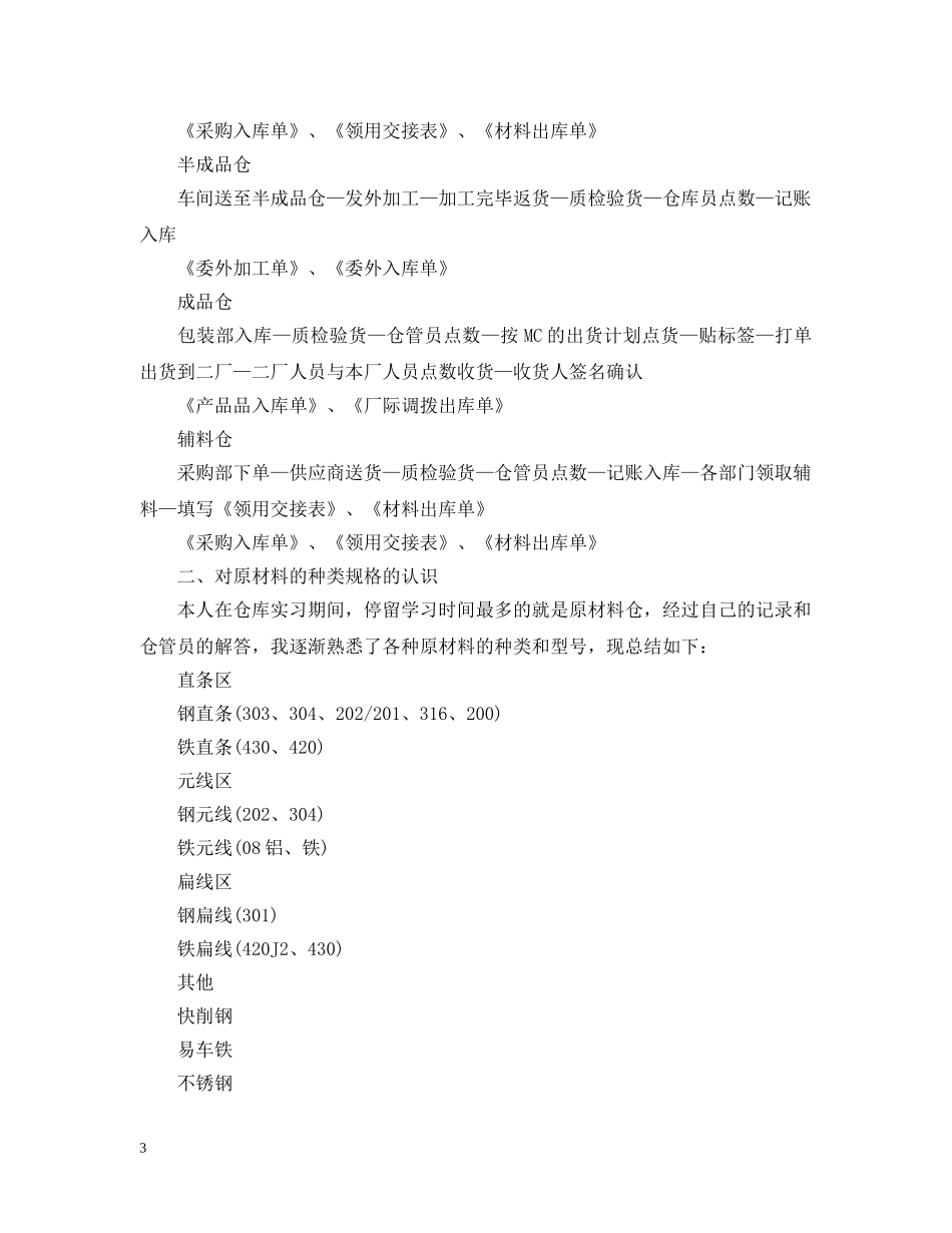 仓库实习心得_第3页