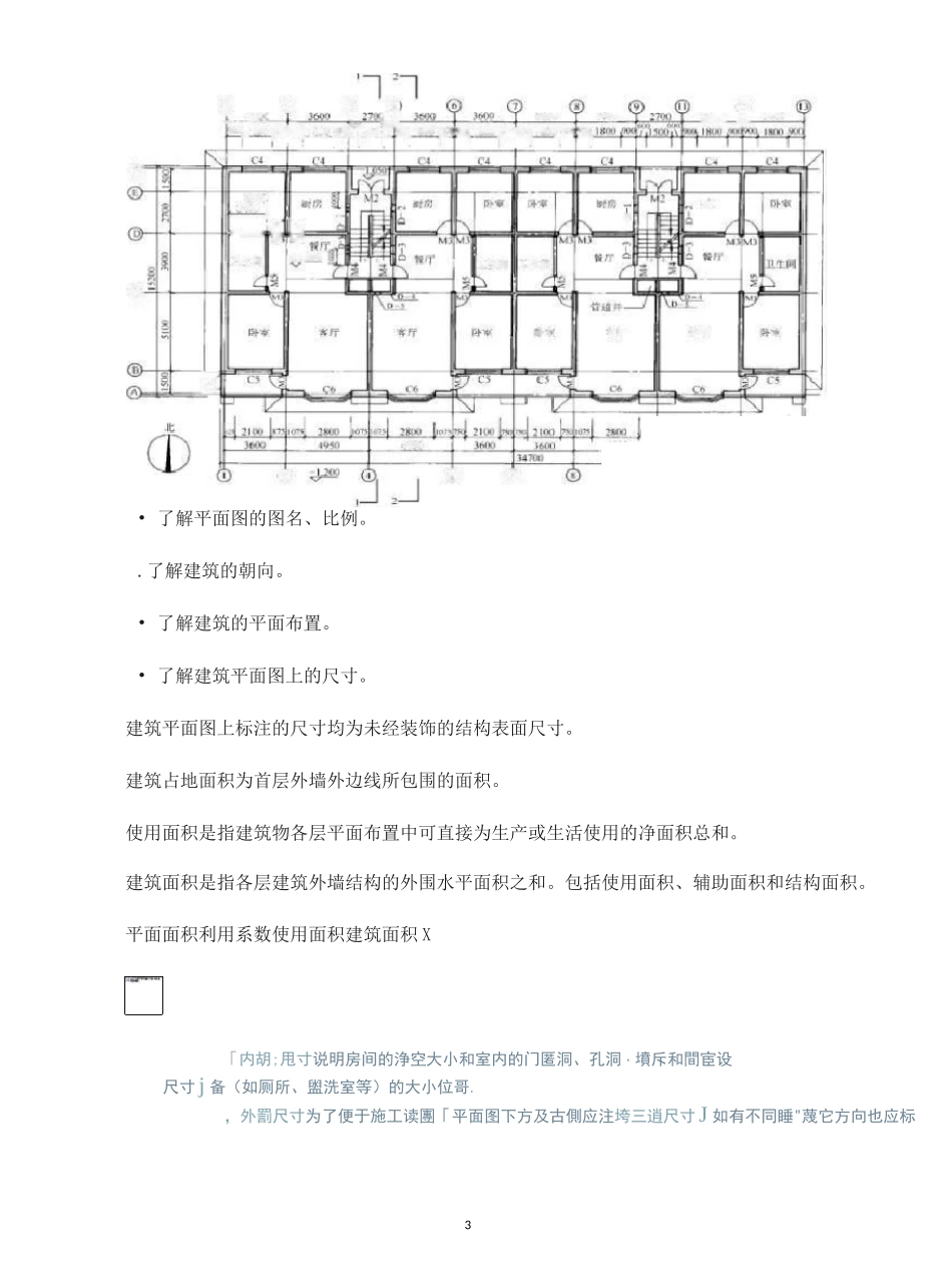 平面图立面图剖面图包含的图纸信息_第3页