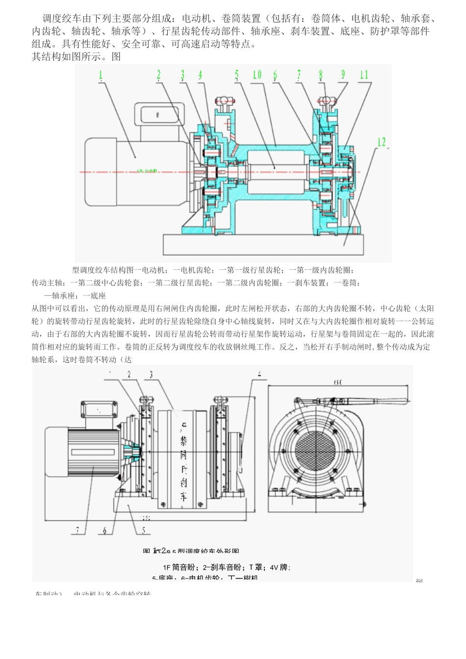 调度绞车结构及工作原理_第2页