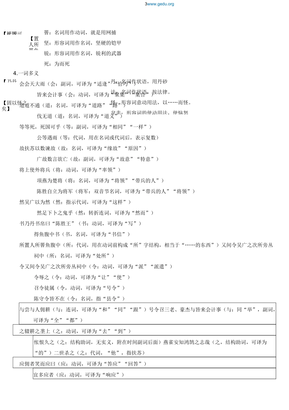 7《陈涉世家》+特殊句式_第3页