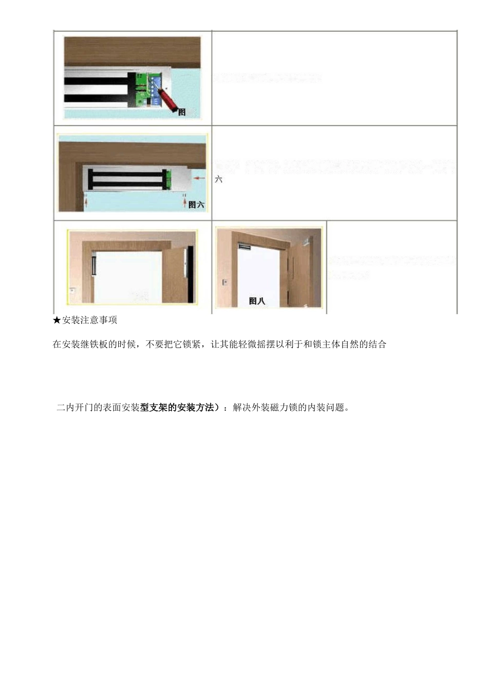 门禁系统锁安装标准方法介绍_第3页