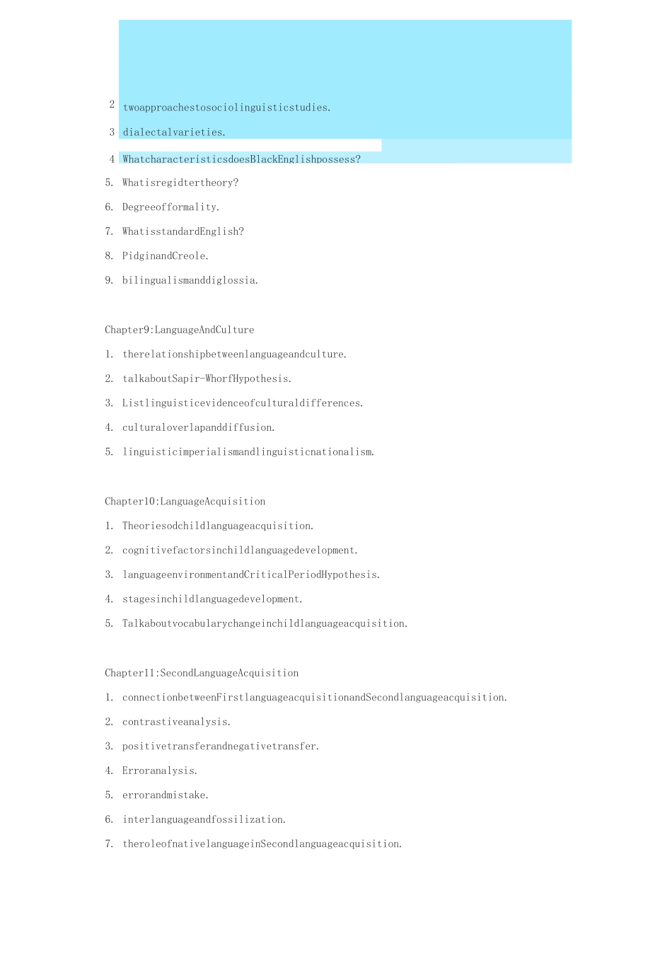 英语语言学题目_第3页