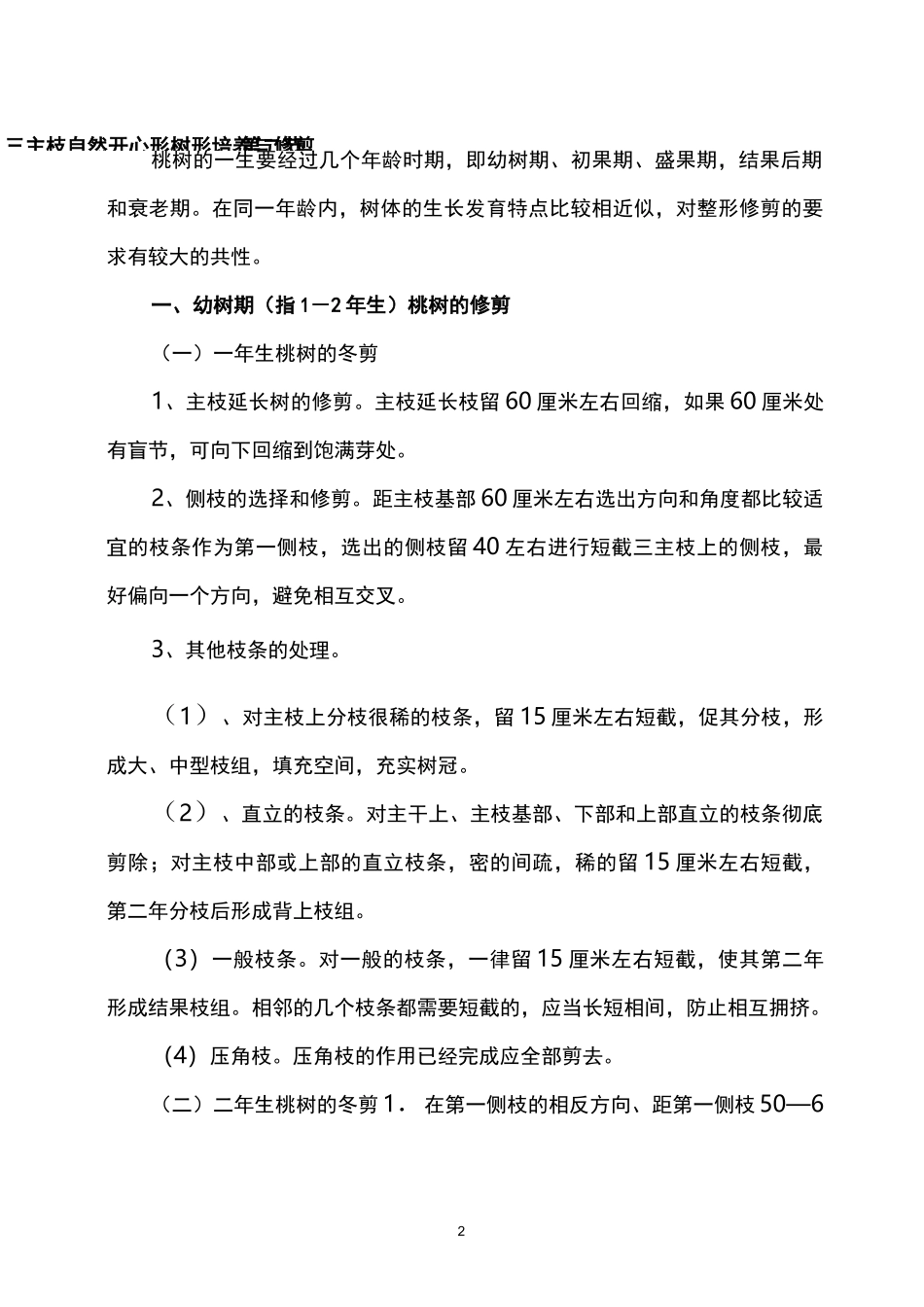 桃树整形修剪技术_第2页