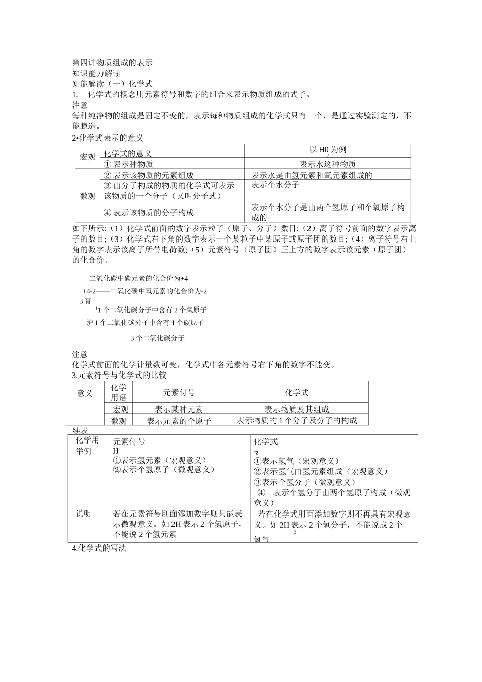 物质组成的表示_第1页