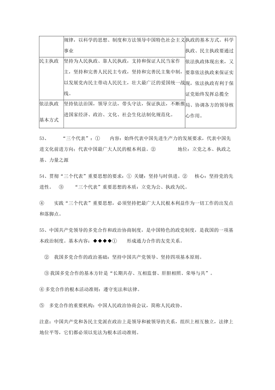 河北省20高考政治政治生活 第三单元发展社会主义民主政治复习提纲重点提示 新人教版新课标必修2 _第3页