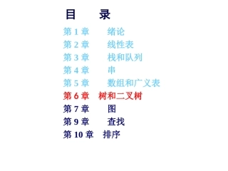 数据结构ch6树与二叉树
