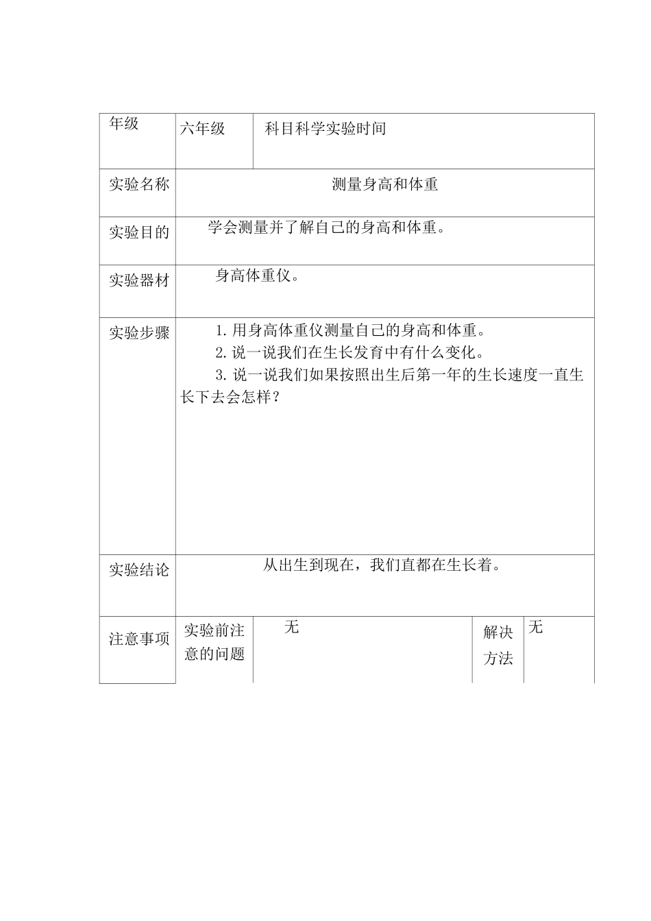 六年级科学下册分组实验教案_第2页