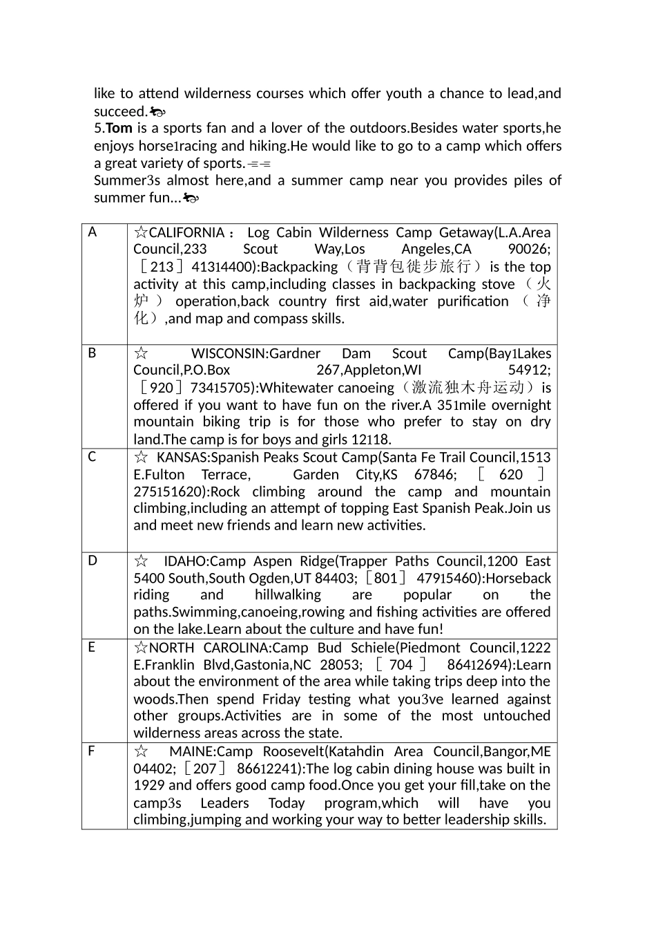 广东2011高考英语一轮复习 Unit2单元测试 新人教版选修9 _第3页