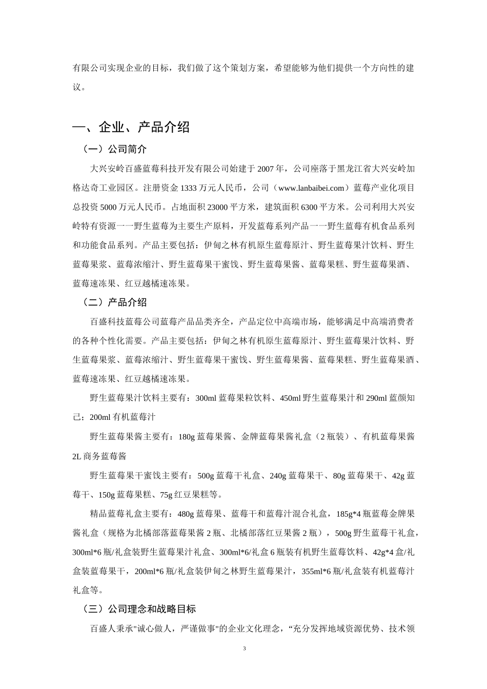 蓝百蓓营销策划书._第3页