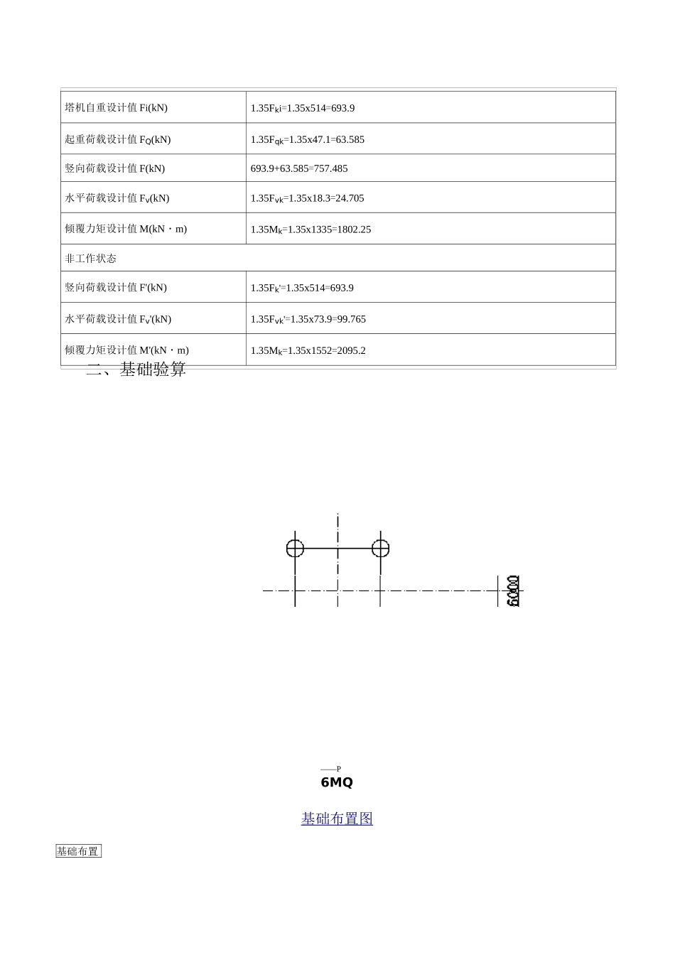 矩形板式基础计算书(63型及80型)_第2页