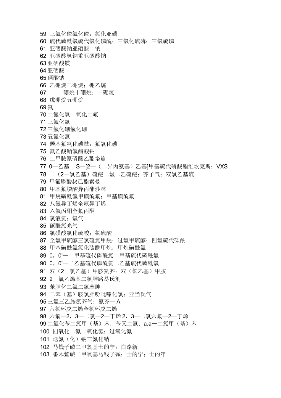 易制毒化学品目录资料_第3页