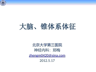 大脑和锥体系体征